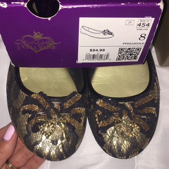 Like New Princess Vera Wang Flats sz 8 - Picture 4 of 6
